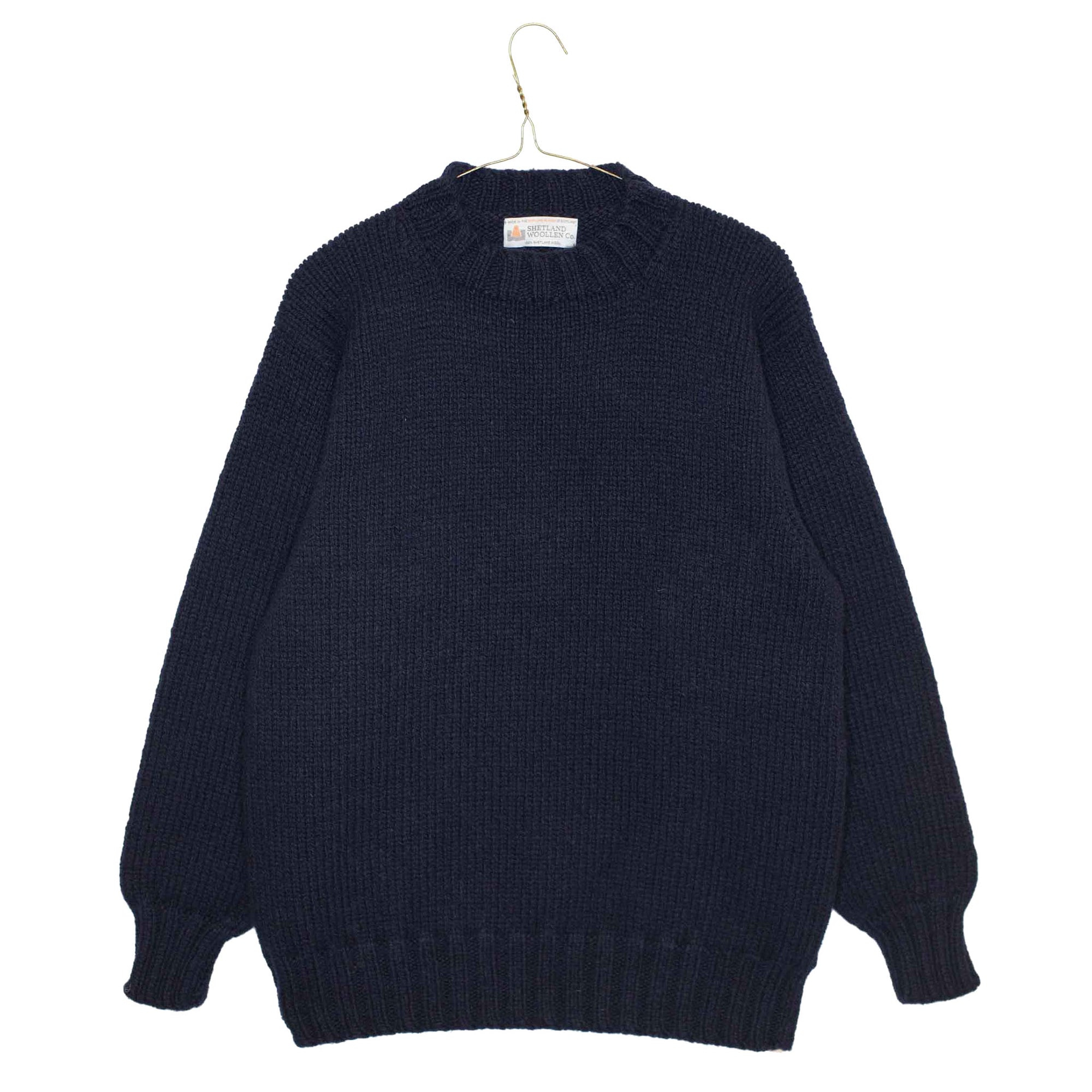 Chunky Shetland Crew Neck