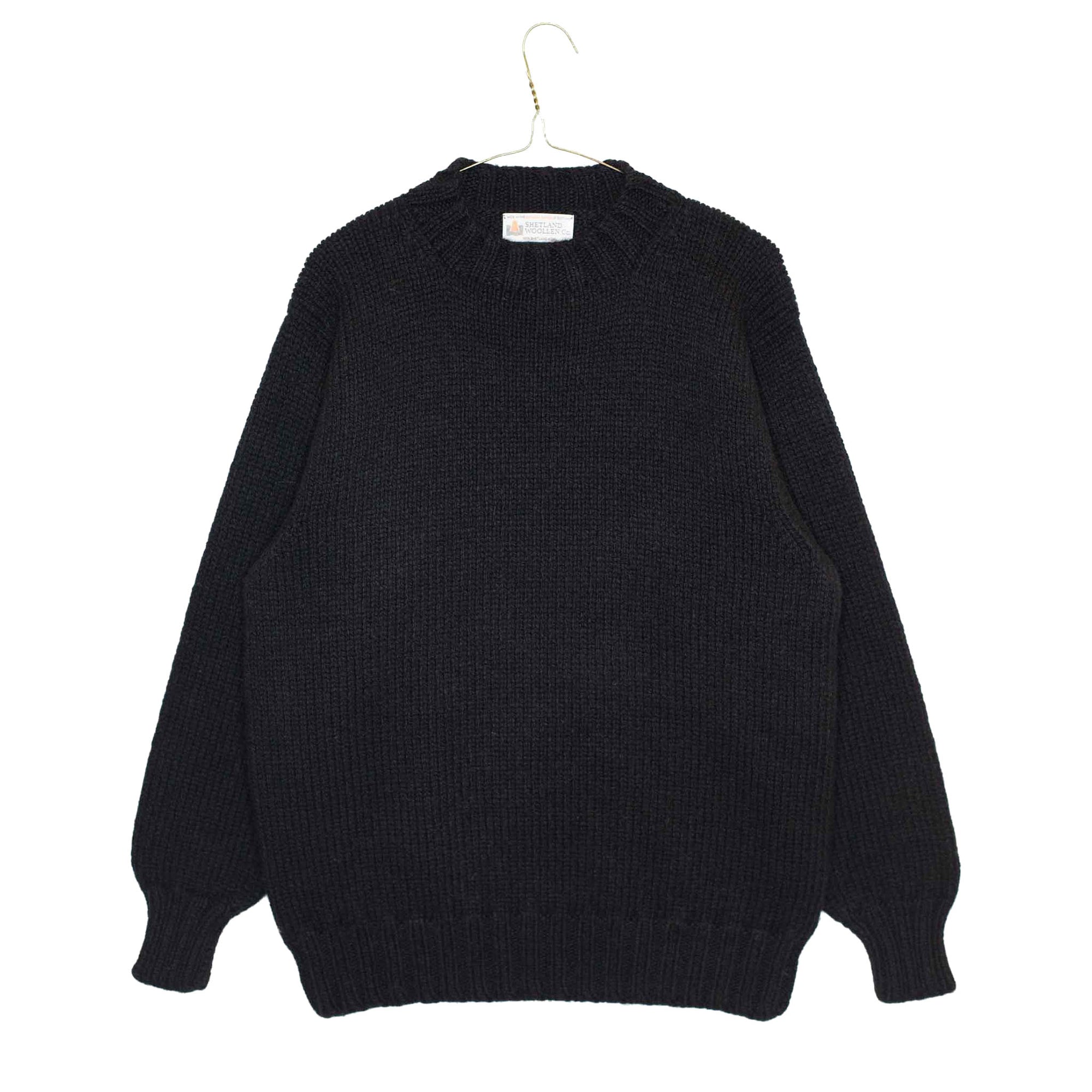 Chunky Shetland Crew Neck