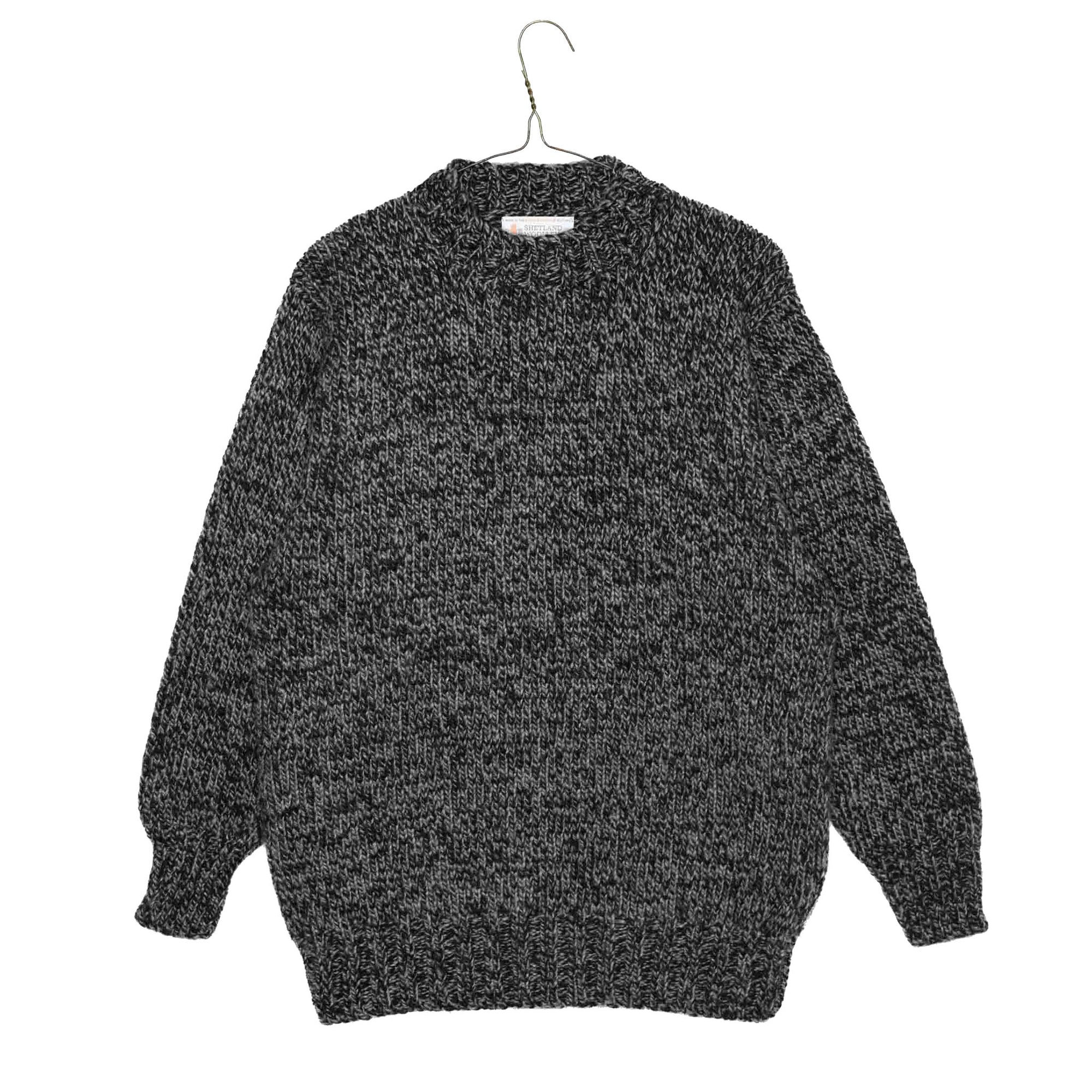 Chunky Shetland Crew Neck