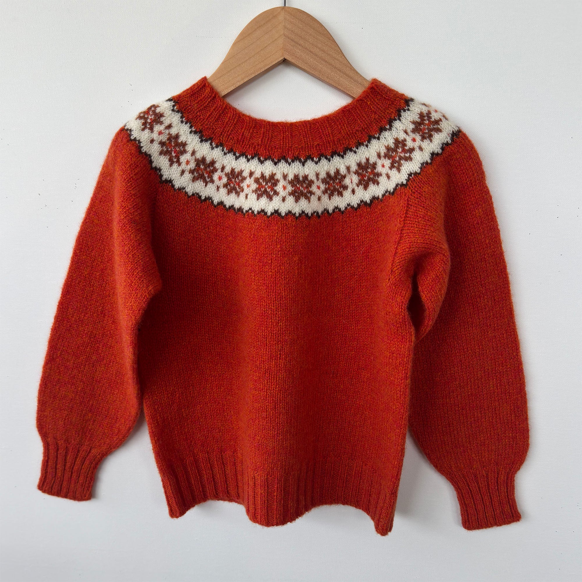 Bairns Yell Ness Fair Isle Yoke